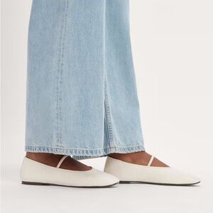 Everlane Day Mary Jane | Size 7 | Canvas (white)